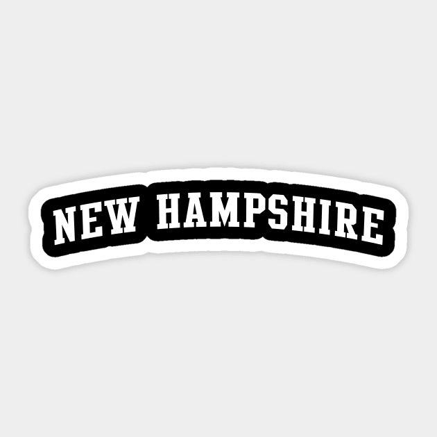 New Hampshire Sticker by Novel_Designs